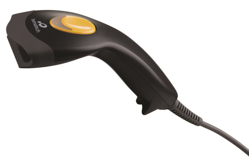 Bematech S100U Портативный 1D Лазерный Черный, Желтый устройство считывания штрихкода