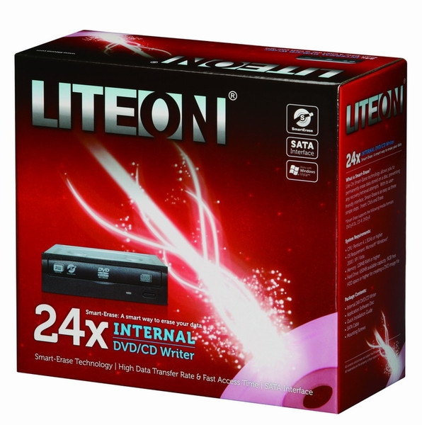 Lite-On iHAS424 Internal Black optical disc drive