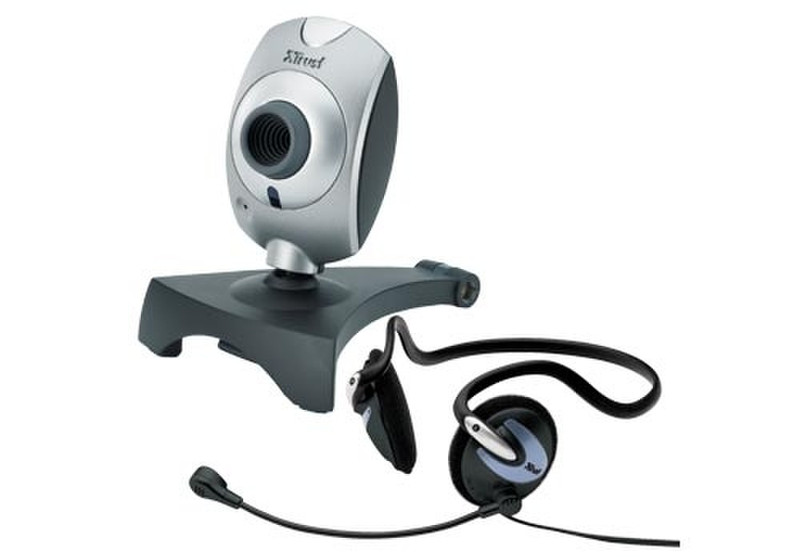 Trust Chat & VoIP Pack CP-2100 640 x 480Pixel USB Schwarz, Silber Webcam