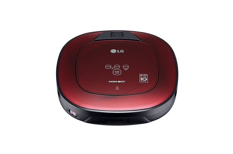 LG VR8601RR Bagless 0.6L Black,Red robot vacuum