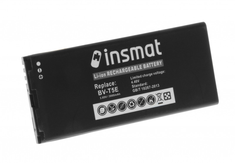 Insmat 106-9485 Lithium-Ion 3000mAh 3.85V rechargeable battery