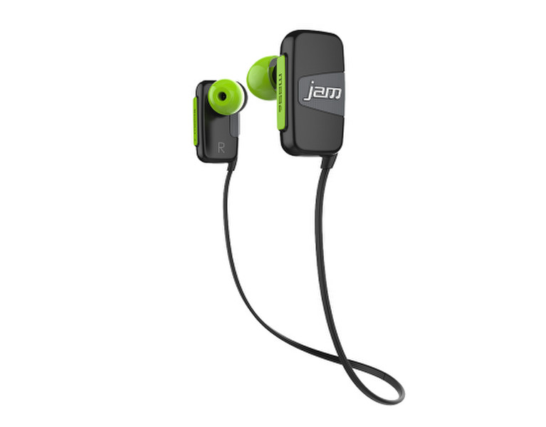JAM Transit Mini Стереофонический Заушины, Вкладыши Черный, Зеленый