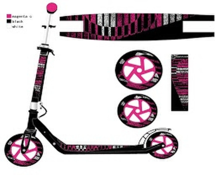 HUDORA Hornet CLVR 200 Universal Stunt scooter Black,Pink