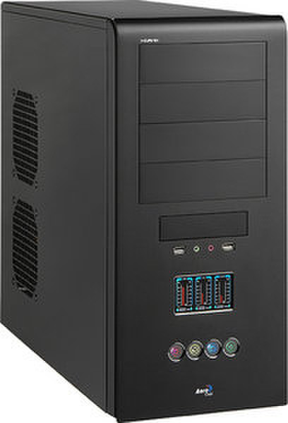 Aerocool i-Curve+ Midi-Tower Schwarz Computer-Gehäuse