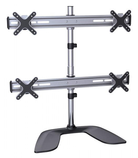 Reflecta 23281 23" Freestanding Black,Silver flat panel desk mount