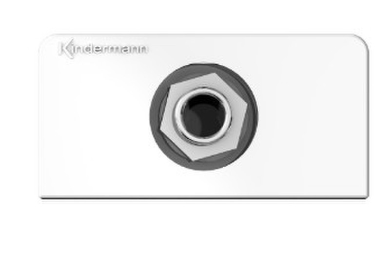 Kindermann 7456000417 6.35mm Grey,White socket-outlet