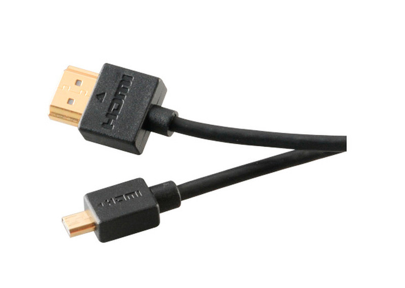 Akasa AK-CBHD14-20BK 2m HDMI Micro-HDMI Schwarz HDMI-Kabel