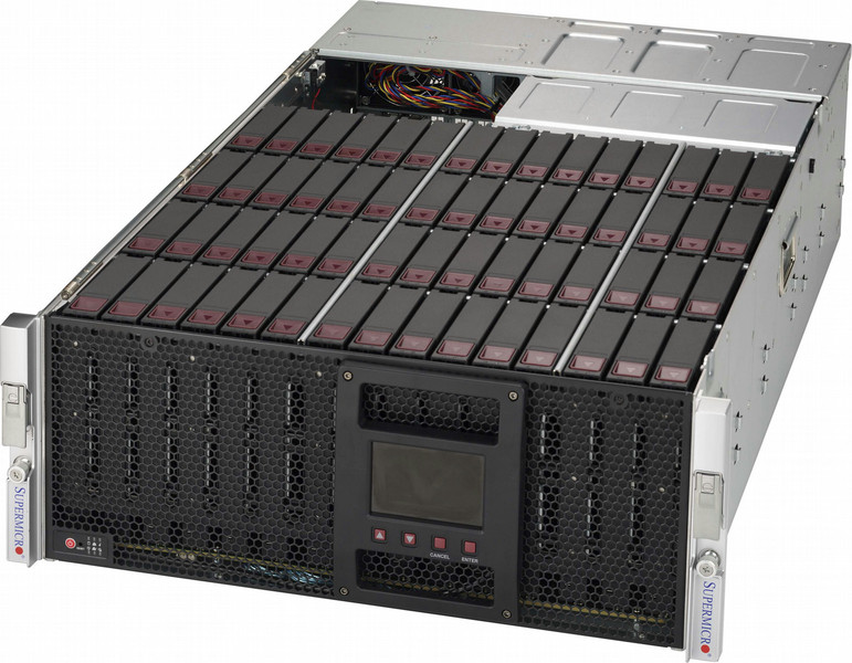 Supermicro CSE-946SE1C-R1K66JBOD шасси коммутатора/модульные коммутаторы