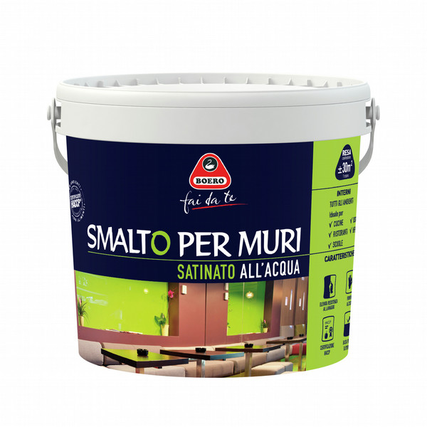 Boero Bartolomeo Smalto Per Muri Satinato Green 2.5L 1pc(s)