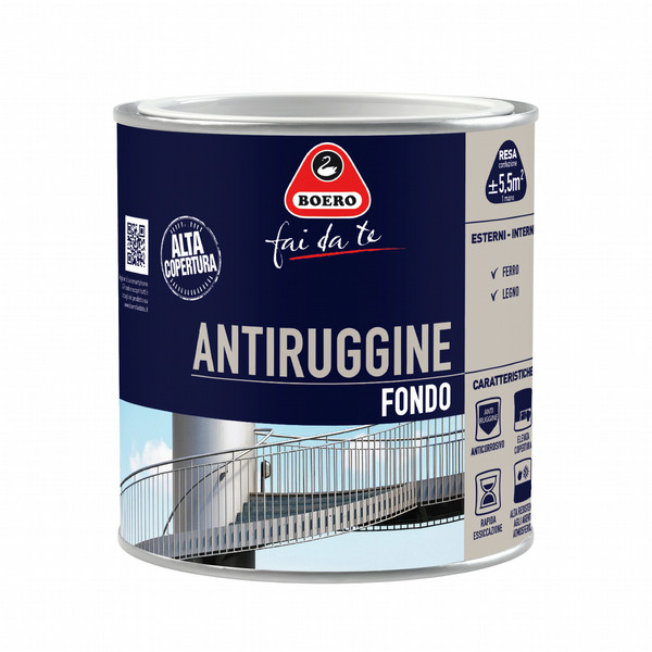 Boero Bartolomeo Antiruggine Grau 0.5l 1Stück(e)