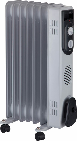 JATA R107 Для помещений 1500Вт Серый Oil electric space heater