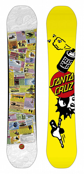Santa Cruz Skata Curb Мужской Rocker Разноцветный snowboard