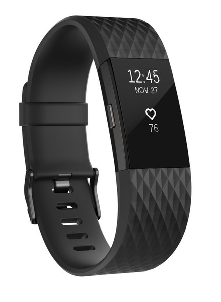 Fitbit Charge 2 Wristband activity tracker OLED Wireless Anthracite,Black