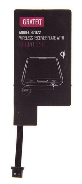 GRATEQ 82022 Авто, Для помещений Черный зарядное для мобильных устройств