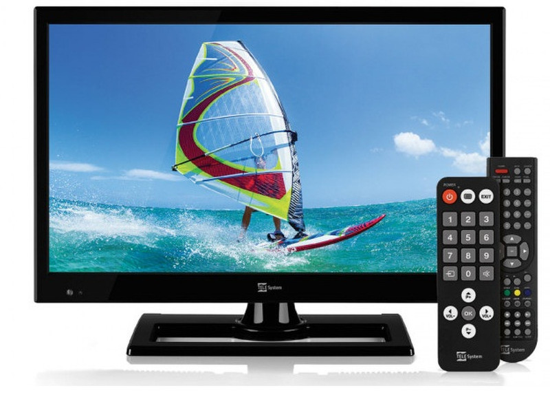 TELE System PALCO19 LED07 18.5Zoll HD Schwarz LED-Fernseher