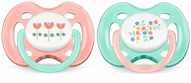 Philips AVENT SCF172/02 Free-flow baby pacifier Silicone Pink,Turquoise baby pacifier