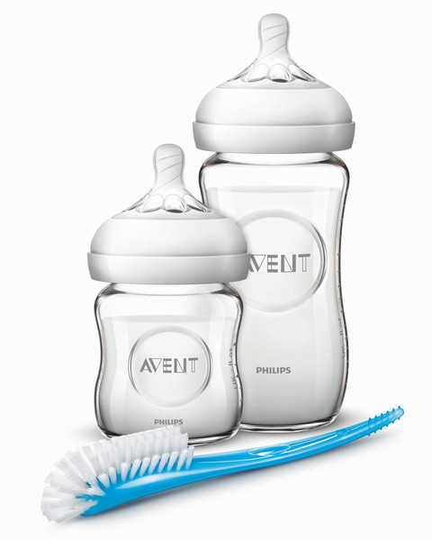 Philips AVENT SCD291/05 Glass Transparent,White feeding bottle