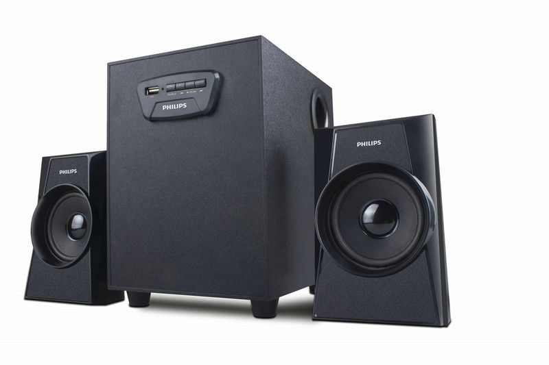 Philips MMS1400/94 2.1channels 10W Black speaker set