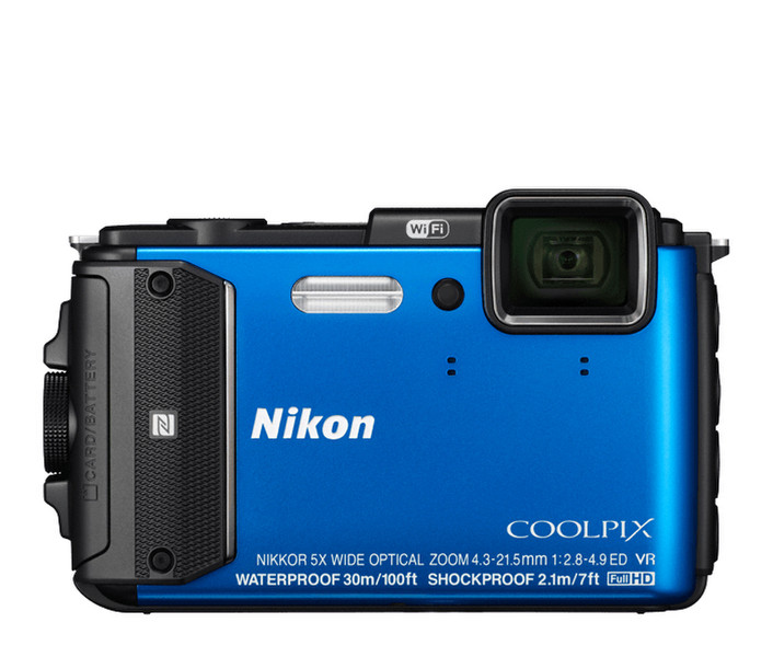Nikon COOLPIX AW130 16МП 1/2.3" CMOS 4608 x 3456пикселей Черный