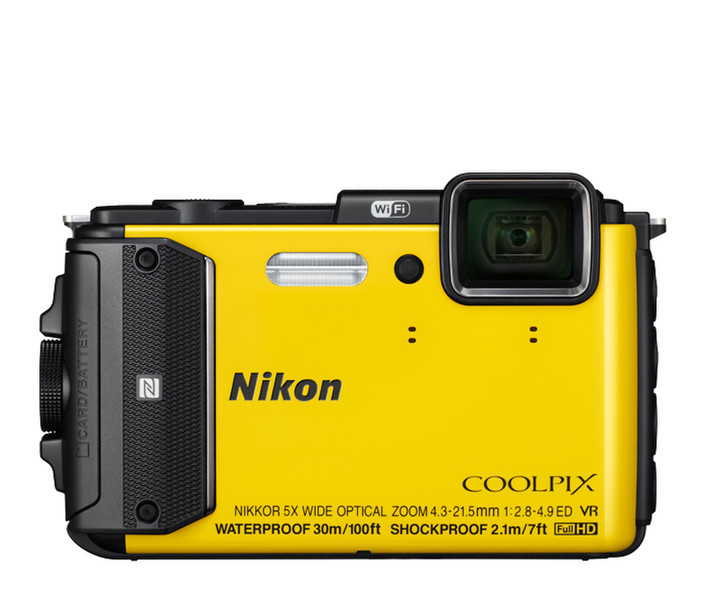 Nikon COOLPIX AW130 16MP 1/2.3Zoll CMOS 4608 x 3456Pixel Gelb