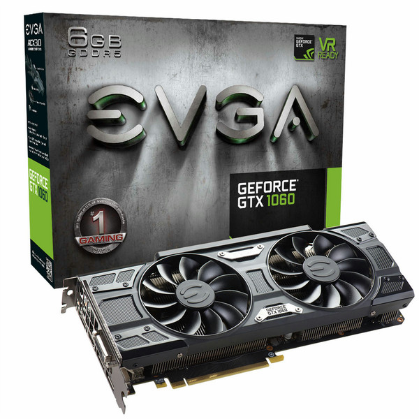 EVGA GeForce GTX 1060 GAMING ACX 3.0 GeForce GTX 1060 6ГБ GDDR5