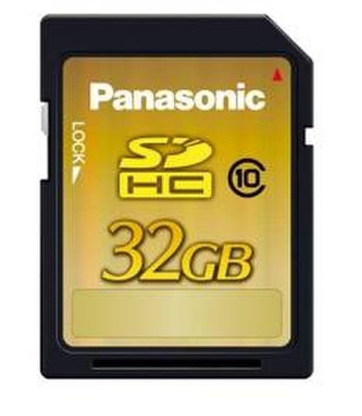 Panasonic RP-SDW32GE1K Class 10 - 32GB SD Card 32GB SDHC Speicherkarte