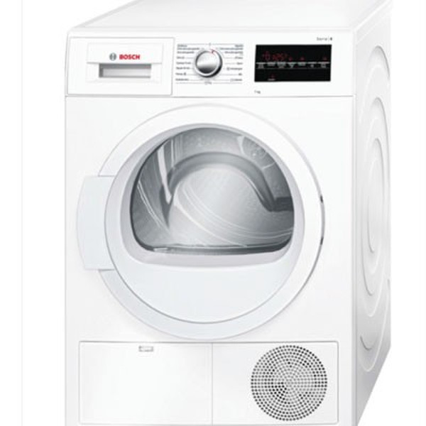 Bosch Serie 6 WTG86261EE Отдельностоящий Фронтальная загрузка B Белый стирально-сушильная машина