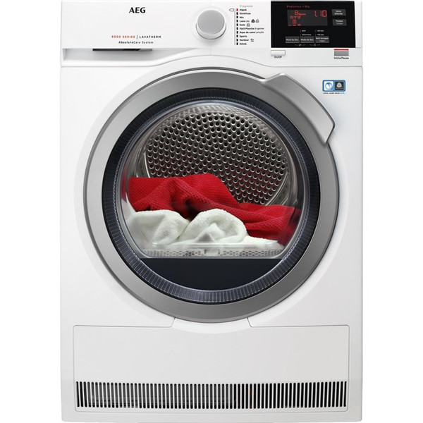 AEG T8DBG842 Freestanding Front-load 8kg A++ White tumble dryer