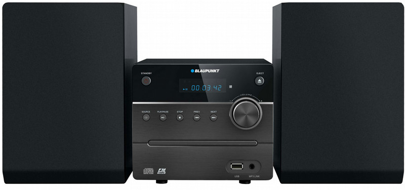 Blaupunkt MS8BK Micro-Set 5W Schwarz Home-Stereoanlage