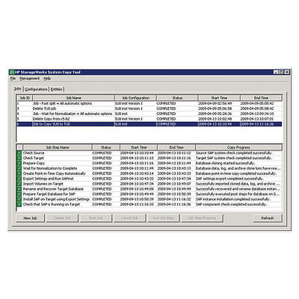 Hewlett Packard Enterprise StorageWorks System Copy Software for SAP Media and LTU