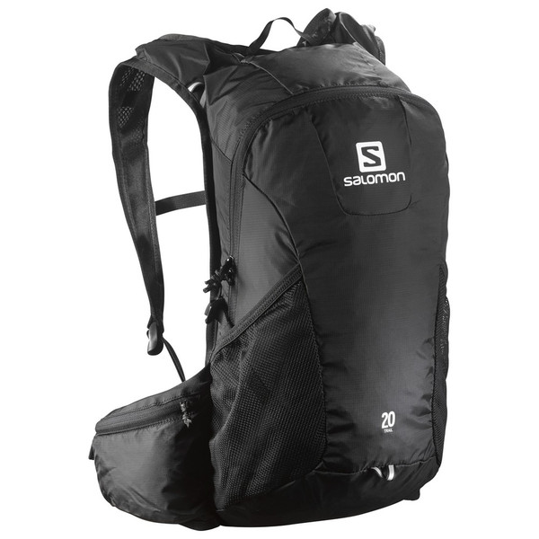 Salomon Trail 20 Unisex 20L Nylon Black travel backpack