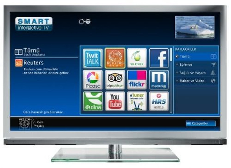 Beko B40-LEG-6SS 40Zoll Full HD 3D Smart-TV WLAN Weiß LED-Fernseher