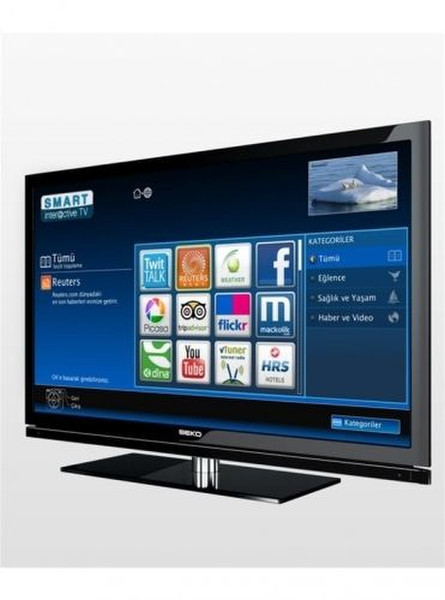 Beko B46-LEG-6BS 46Zoll Full HD 3D Smart-TV WLAN Schwarz LED-Fernseher