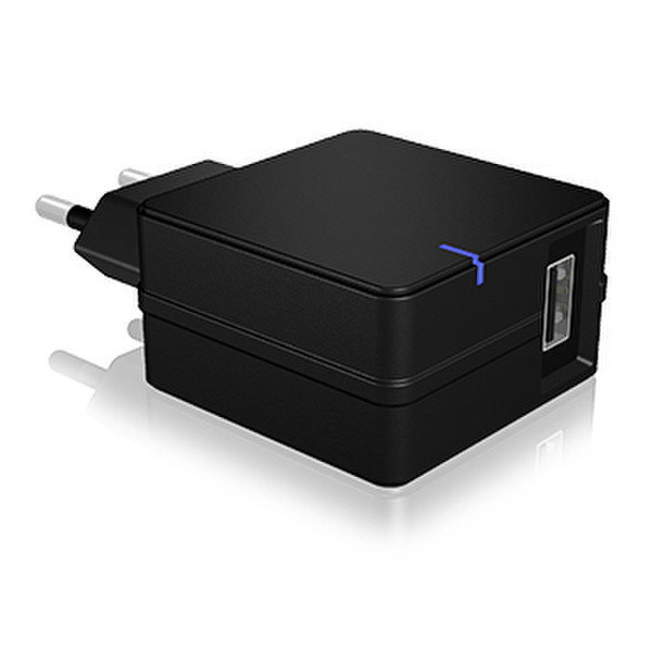 ICY BOX IB-CH101Q Для помещений Черный зарядное для мобильных устройств