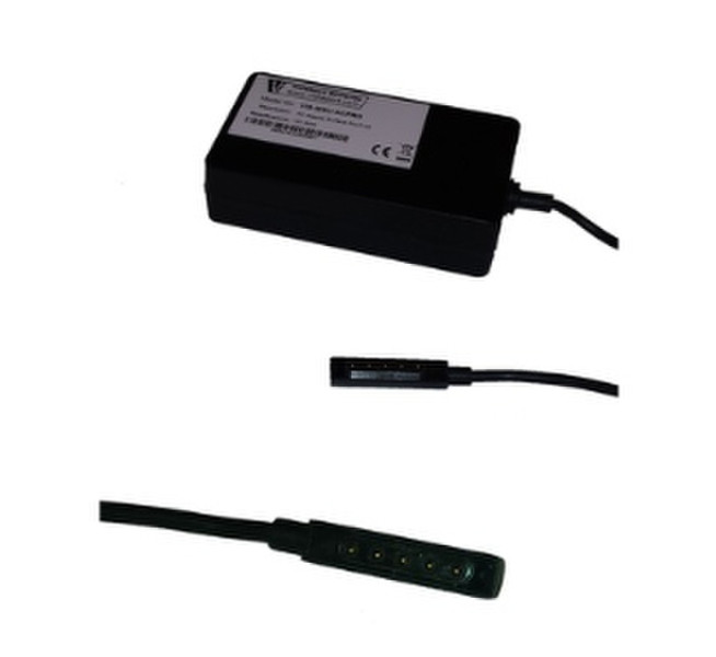 Vistaport VIS-MSU-ACPRO3 Для помещений 44Вт Черный адаптер питания / инвертор