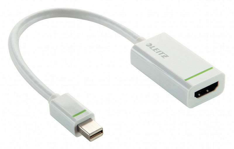 Leitz 63100001 Mini DisplayPort HDMI Белый кабельный разъем/переходник