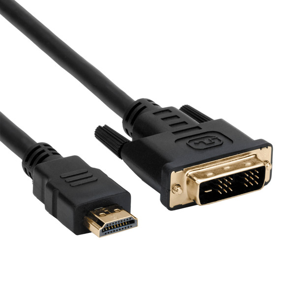 Axiom HDMIMDVIDM03-AX 0.9m HDMI DVI-D Schwarz Videokabel-Adapter