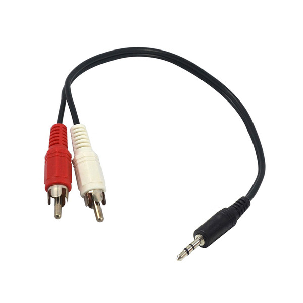 Axiom MJMRCAM6-AX 0.15м 3.5mm 2 x RCA Черный аудио кабель