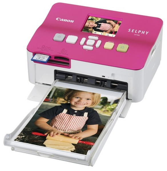 Canon SELPHY CP780 Pink Сублимация красителя 300 x 300dpi фотопринтер