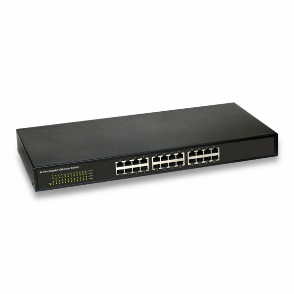 Eminent EM4419 Gigabit Ethernet (10/100/1000) Schwarz Netzwerk-Switch