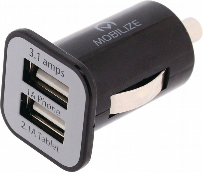 Mobilize MOB-21236 Outdoor Black,Silver mobile device charger