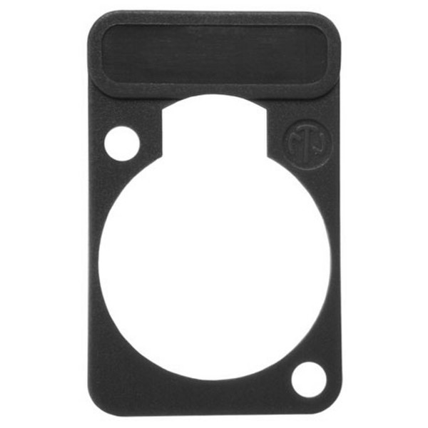 Neutrik DSS-0 Black switch plate/outlet cover