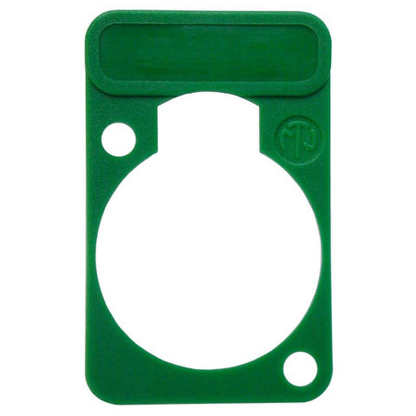 Neutrik DSS-5 Green switch plate/outlet cover