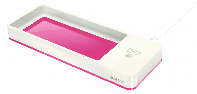 Leitz WOW Desktop mounted Polystyrene Metallic,Pink