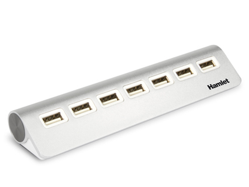 Hamlet XHUB7020AL USB 2.0 480Мбит/с Алюминиевый хаб-разветвитель
