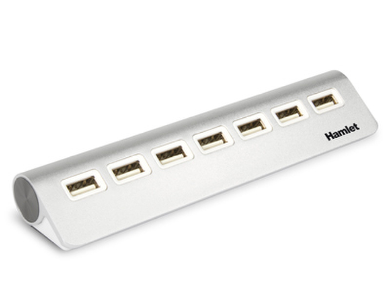 Hamlet XHUB7020AL USB 2.0 480Mbit/s Aluminium Schnittstellenhub