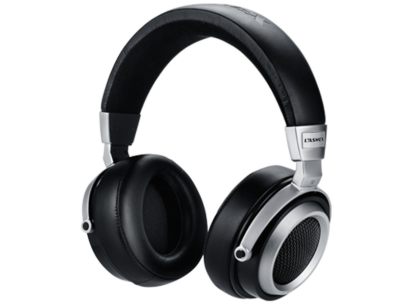 Lasmex L-85 Circumaural Head-band Black,Silver headphone