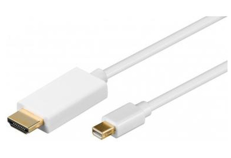 M-Cab 7000098 2m Mini DisplayPort HDMI Weiß Videokabel-Adapter