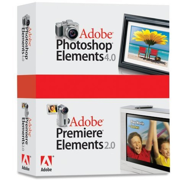 Adobe Premiere Elements Upgrade to Photoshop® Elements 4.0 & Premiere® Elements 2.0