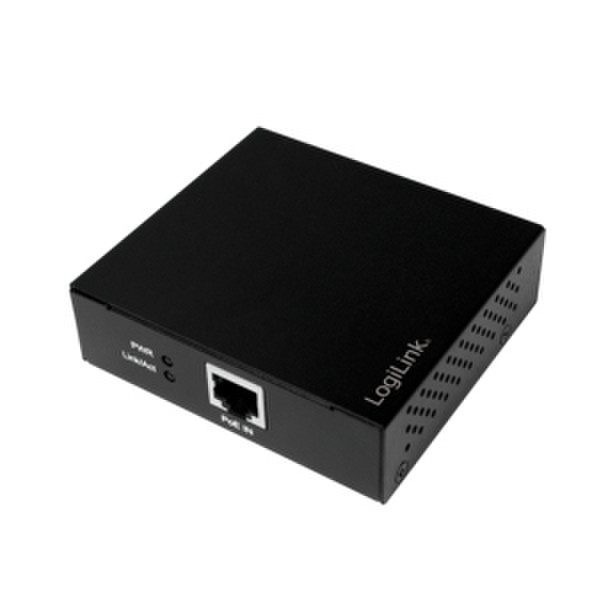 LogiLink POE006 Network transmitter 10,100,1000Mbit/s Black